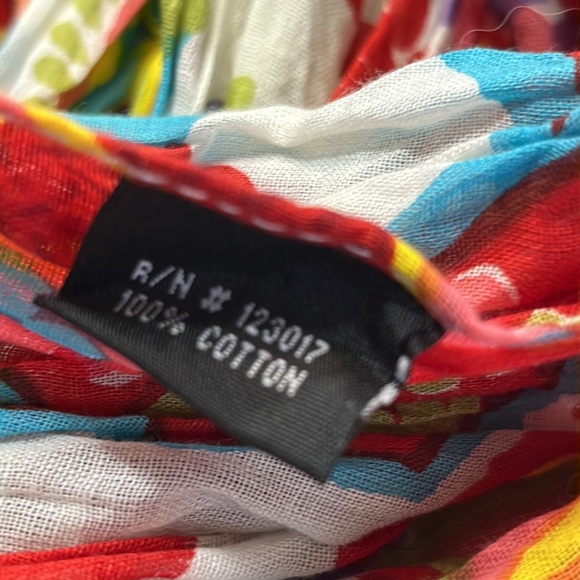 Fun Flirty Paisley Tapered Tassels Scarf - Picture 4 of 6